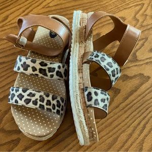 Dr. Scholl’s Fun In The Sun Espadrille Platform Sandals, Teen Girls Sz 4
